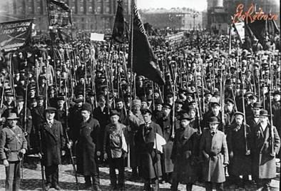 Революционный отряд в Петербурге